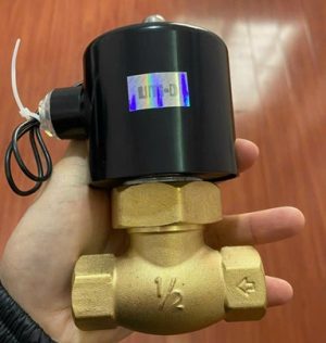 Van điện từ hơi nước nóng phi 21 ( DN15, 1/2inch), (24V, 220V)