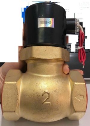 Van điện từ hơi nước nóng phi 60.