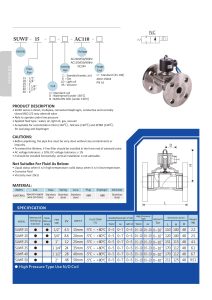 Catalog Van điện từ inox hơi nước nóng mặt bích.