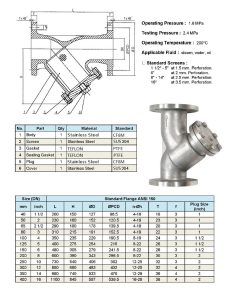 Catalog Y lọc inox DN50