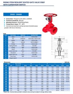 Catalog van cổng tín hiệu điện DN80