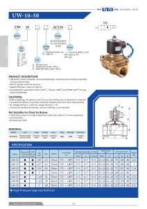 Catalog van điẹn từ UNID UW25