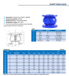 Catalog van một chiều lò xo