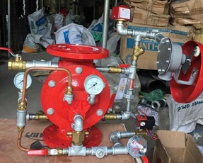 Van xả tràn-Deluge valve DN125