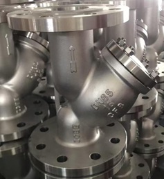 Y lọc inox DN65 (304, 316, 201) mặt bích.