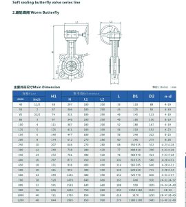 Catalog van bướm tay quay vô lăng inox DN600