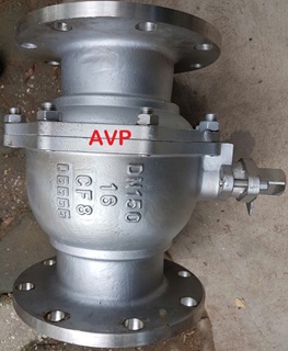 Van bi mặt bích inox DN150