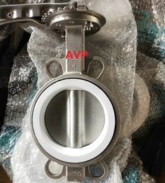 Van bướm tay gạt inox DN100