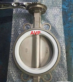 Van bướm tay gạt inox DN150 (304, 316) nhập khẩu, BH 12 tháng.