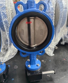 Van bướm tay quay vô lăng DN150