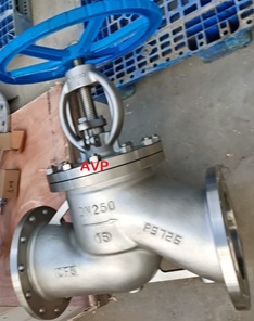 Van cầu hơi inox DN250