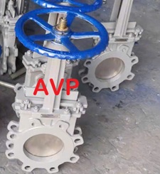 Van cổng dao inox DN100