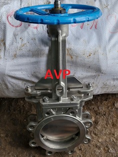 Van cổng dao inox DN125