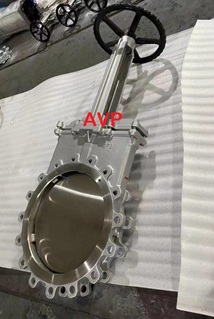 Van cổng dao inox DN350