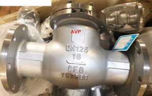 Van một chiều lá lật inox DN125
